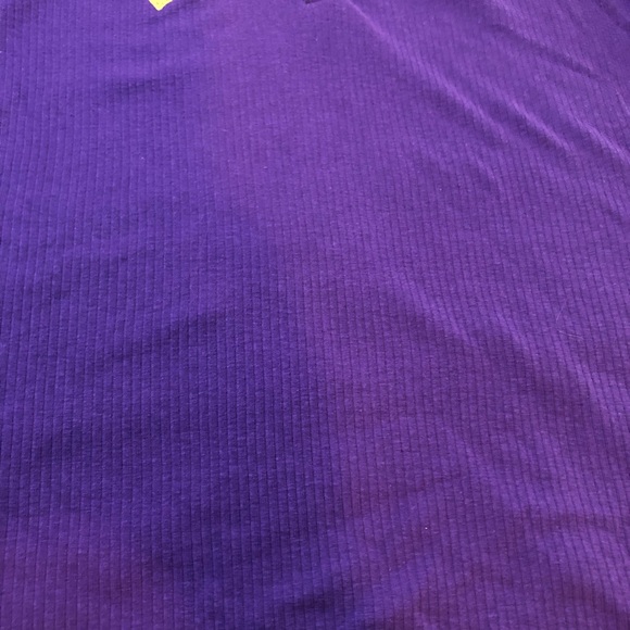 LSU Tigers Long-Sleeved Thermal Top with Vibrant Yellow Letters Purple Buttons L - Picture 4 of 7